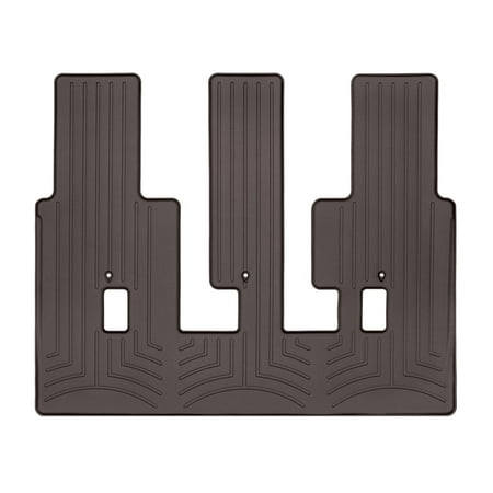 WeatherTech Custom Fit FloorLiners compatible with Kia Carnival, Carnival Hybrid - 3rd Row, Cocoa