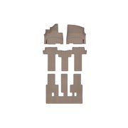 WeatherTech Custom Fit FloorLiners compatible with 2022-2027 Kia Carnival - Complete Set 1st, 2nd, 3rd Row, Tan