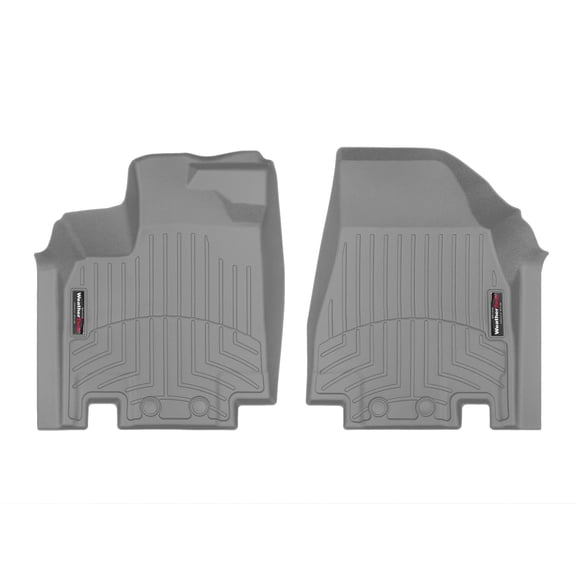 WeatherTech Custom Fit FloorLiners compatible with Pathfinder, QX60, qx65 - 1st Row (Driver & Passenger), Grey