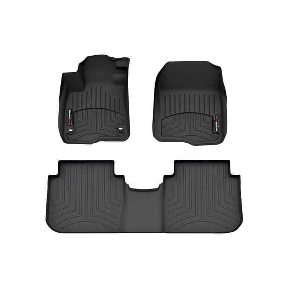 WeatherTech Custom Fit FloorLiners compatible with Honda CR-V, CR-V Hybrid - 1st & 2nd Row, Black