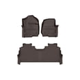 thumbnail image 1 of WeatherTech Custom Fit FloorLiners compatible with 2025-2025 Ford Super Duty - 1st & 2nd Row, Cocoa, 1 of 5