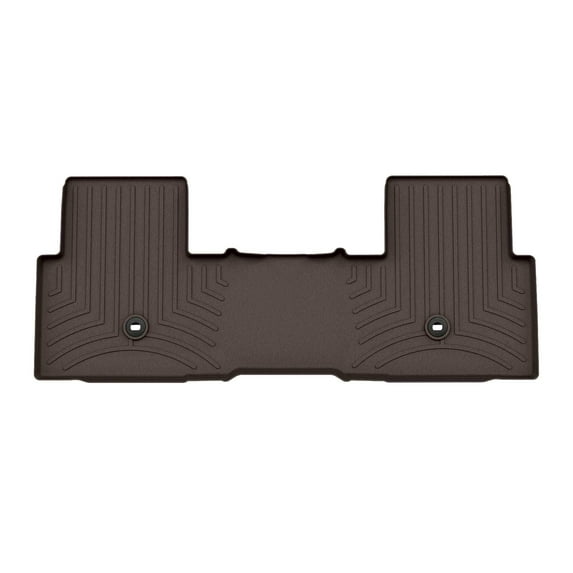 WeatherTech Custom Fit FloorLiners compatible with 2023-2026 Honda Pilot - 2nd Row, Cocoa