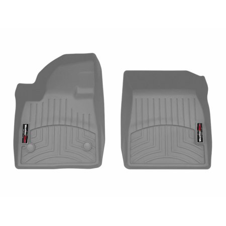WeatherTech Custom Fit FloorLiners compatible with 2024-2026 Chevrolet Equinox EV - 1st Row (Driver & Passenger), Grey