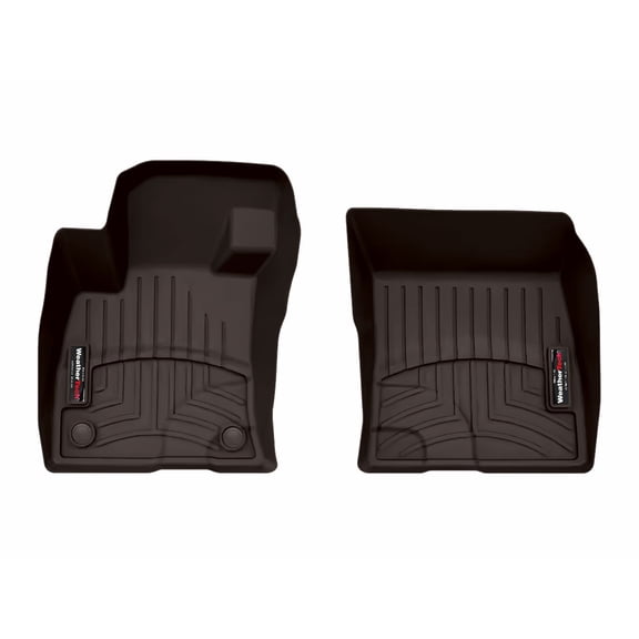 WeatherTech Custom Fit FloorLiners compatible with 2025-2026 Ford Maverick - 1st Row (Driver & Passenger), Cocoa