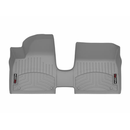 WeatherTech Custom Fit FloorLiners compatible with 2025-2026 Hyundai Ioniq 5 - 1st Row - Over The Hump, Grey