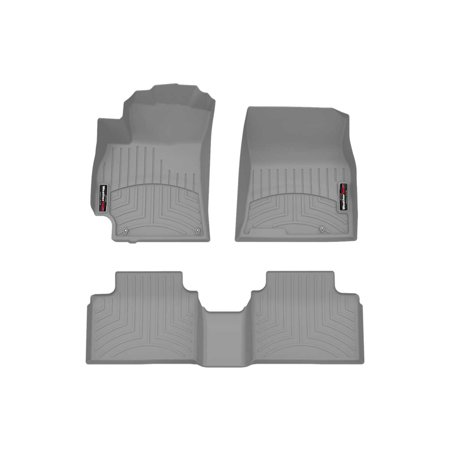 WeatherTech Custom Fit FloorLiners compatible with 2025-2026 Kia k4 - 1st & 2nd Row, Grey