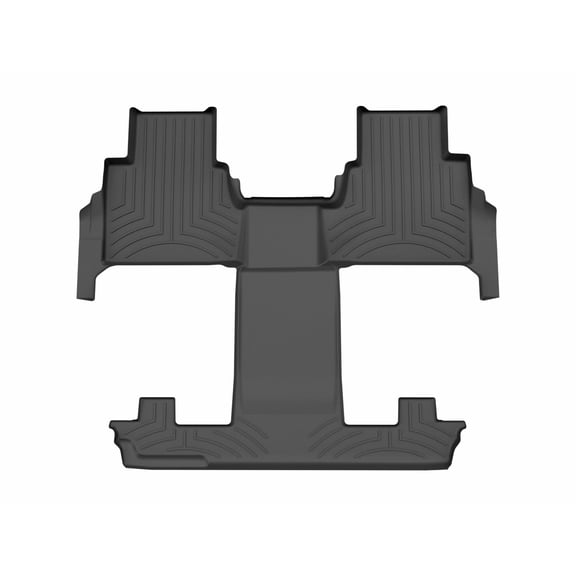 WeatherTech Custom Fit FloorLiners compatible with 2025-2026 Cadillac Escalade IQ - One piece - 2nd and 3rd row coverage, Black