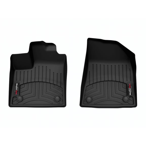 WeatherTech Custom Fit FloorLiners compatible with 2025-2026 Nissan Murano - 1st Row (Driver & Passenger), Black