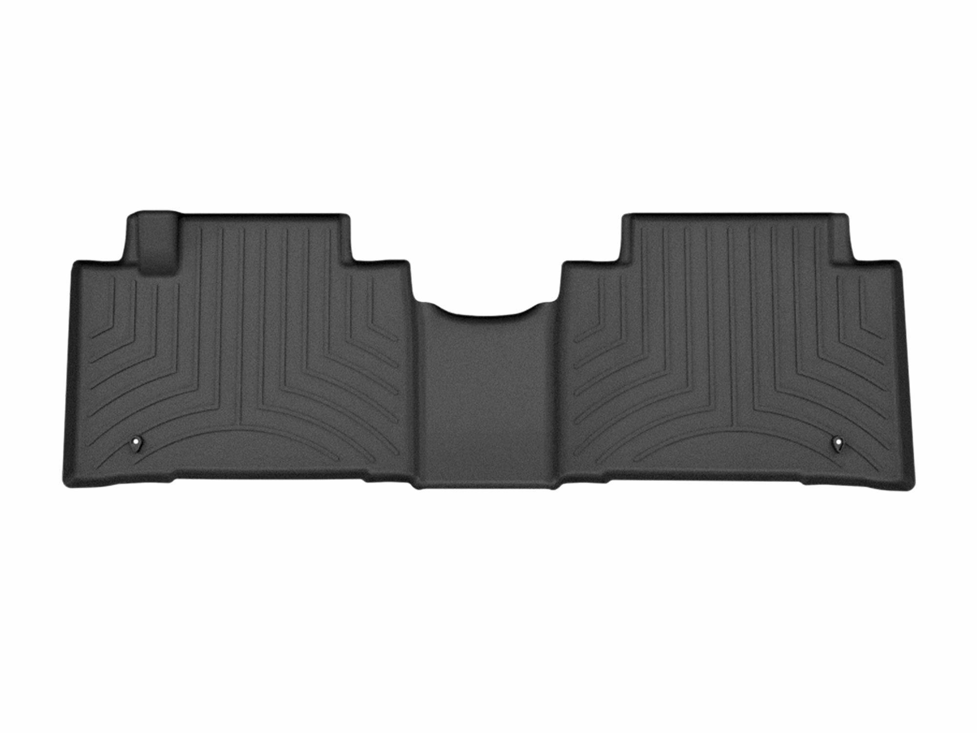 WeatherTech Custom Fit FloorLiners compatible with 2026-2026 Hyundai Palisade Hybrid - 2nd Row, Black
