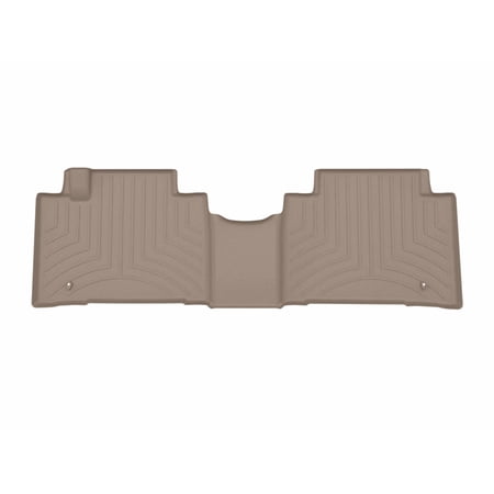 WeatherTech Custom Fit FloorLiners compatible with 2026-2026 Hyundai Palisade Hybrid - 2nd Row, Tan