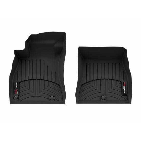 WeatherTech Custom Fit FloorLiners compatible with 2026-2026 Nissan Sentra - 1st Row (Driver & Passenger), Black