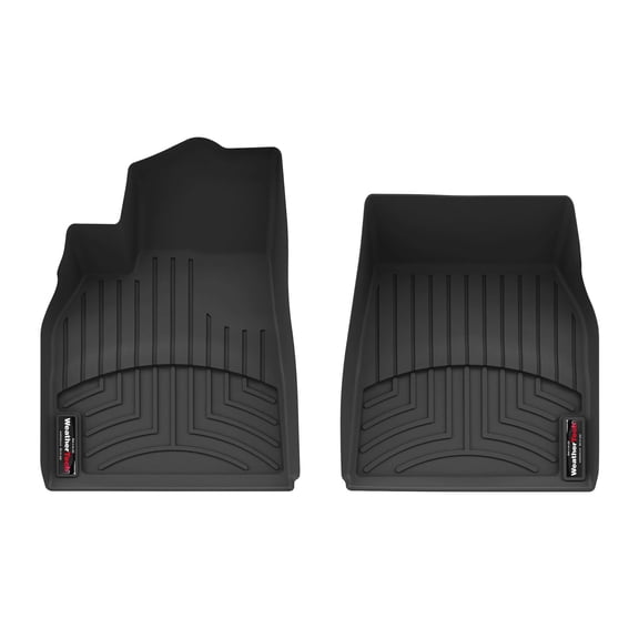 WeatherTech Custom Fit FloorLiners compatible with 2026-2026 Tesla Model Y - 1st Row (Driver & Passenger), Black