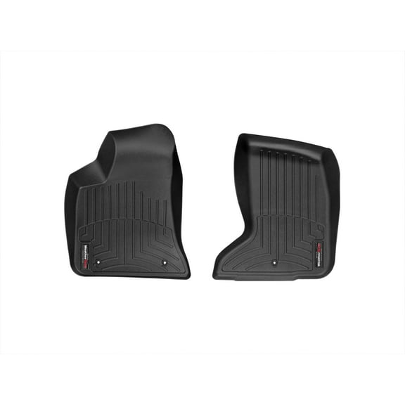 WeatherTech Custom Fit FloorLiners compatible with 300, Challenger, Charger - 1st Row (Driver & Passenger), Black