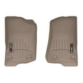 thumbnail image 1 of WeatherTech Custom Fit FloorLiners compatible with 4513131 - 1st Row (Driver & Passenger) Tan, 1 of 5