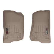 WeatherTech Custom Fit FloorLiners compatible with 4513131 - 1st Row Driver & Passenger Tan