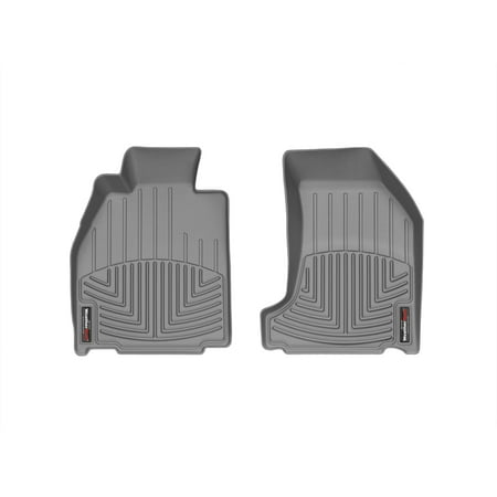 WeatherTech Custom Fit FloorLiners compatible with 462391 - 1st Row (Driver & Passenger) Grey