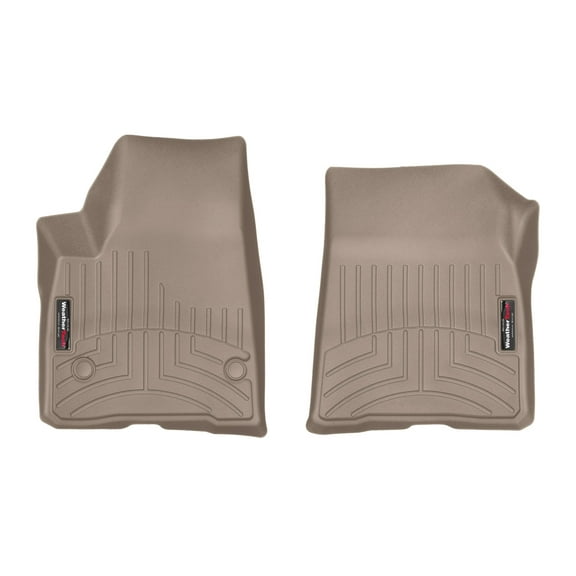WeatherTech Custom Fit FloorLiners compatible with Blazer, Acadia - 1st Row (Driver & Passenger), Tan