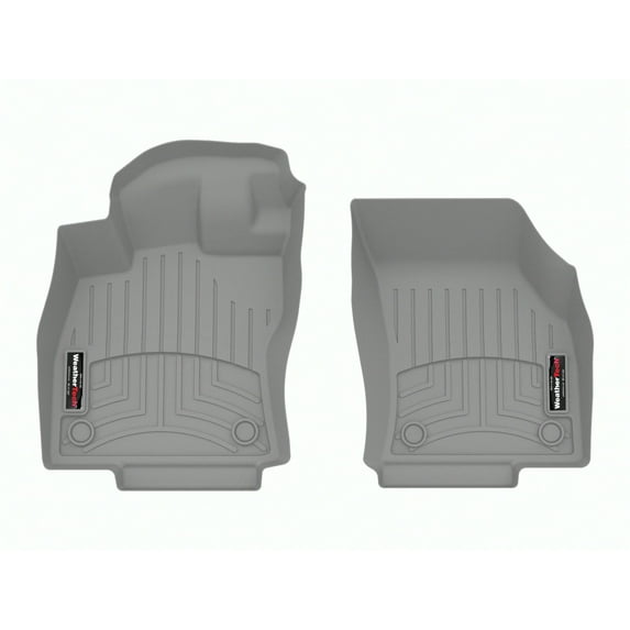 WeatherTech Custom Fit FloorLiners compatible with Audi S3, RS3, A3 - 1st Row (Driver & Passenger), Grey
