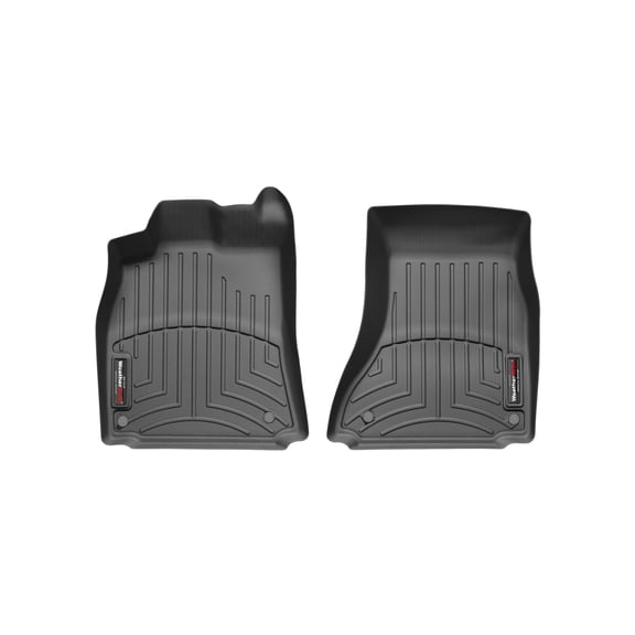 WeatherTech Custom Fit FloorLiners compatible with Audi A5, A4, S5, RS5, Allroad - 1st Row (Driver & Passenger), Black