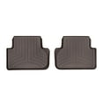 thumbnail image 1 of WeatherTech Custom Fit FloorLiners compatible with Audi A5, A4, A4 Allroad, S5, S4 - 2nd Row (2-Piece Liner), Cocoa, 1 of 5