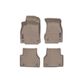 thumbnail image 1 of WeatherTech Custom Fit FloorLiners compatible with Audi A7, A6 - 1st & 2nd Row (2-pc. Rear Liner), Tan, 1 of 5