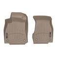 thumbnail image 1 of WeatherTech Custom Fit FloorLiners compatible with Audi A7, RS 6 Avant, S7, RS7, A6 Allroad - 1st Row (Driver & Passenger), Tan, 1 of 5