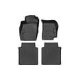 thumbnail image 1 of WeatherTech Custom Fit FloorLiners compatible with Audi S8, A8L - 1st & 2nd Row (2-pc. Rear Liner), Black, 1 of 5