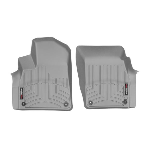 WeatherTech Custom Fit FloorLiners compatible with Audi SQ7, Q7, SQ8 - 1st Row (Driver & Passenger), Grey