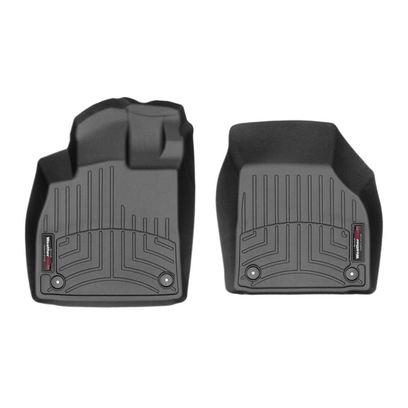 WeatherTech Custom Fit FloorLiners compatible with Audi TT, TT RS, TTS - 1st Row (Driver & Passenger), Black