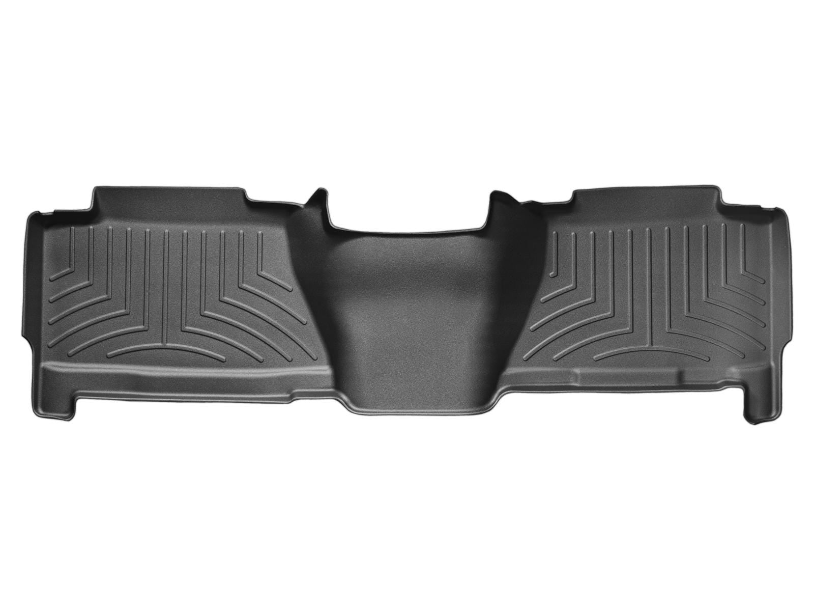 WeatherTech Custom Fit FloorLiners compatible with Avalanche, Escalade ESV, Escalade EXT, Suburban, Silverado, Sierra - 2nd Row, Black