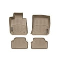 thumbnail image 1 of WeatherTech Custom Fit FloorLiners compatible with BMW 128i, 135i, 135is - 1st & 2nd Row (2-pc. Rear Liner), Tan, 1 of 5