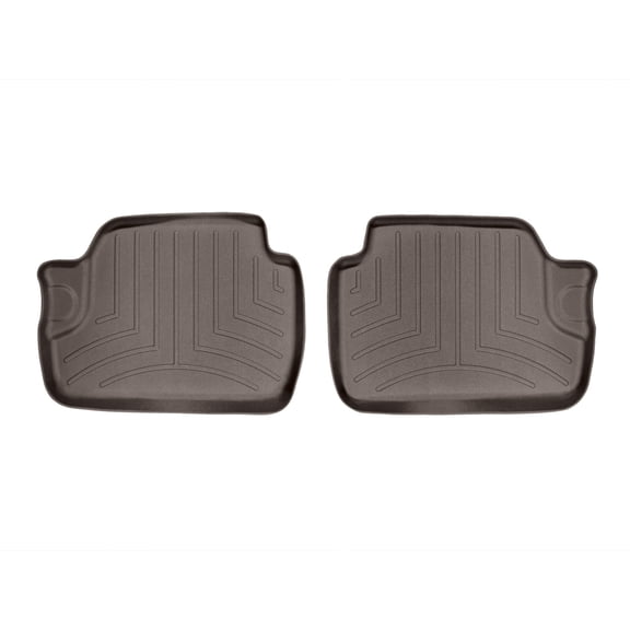 WeatherTech Custom Fit FloorLiners compatible with BMW M235i, M2, M240i, 230i, M2 Competition - 2nd Row (2-Piece Liner), Cocoa