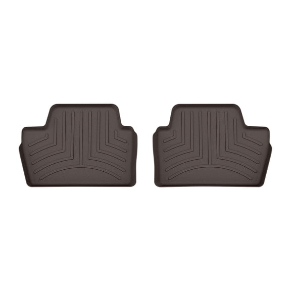 WeatherTech Custom Fit FloorLiners compatible with BMW 230i, M240i, M2 (G87) - 2nd Row (2-Piece Liner), Cocoa