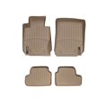 thumbnail image 1 of WeatherTech Custom Fit FloorLiners compatible with BMW 335i, 335is, 328i - 1st & 2nd Row (2-pc. Rear Liner), Tan, 1 of 5