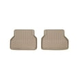 thumbnail image 1 of WeatherTech Custom Fit FloorLiners compatible with BMW M5 (E60), 530i, 535i, 545i, 525i, 528i - 2nd Row (2-Piece Liner), Tan, 1 of 5