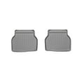 thumbnail image 1 of WeatherTech Custom Fit FloorLiners compatible with BMW 540i, M5, 528i, 525i, 530i - 2nd Row (2-Piece Liner), Grey, 1 of 5