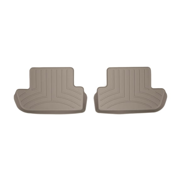 WeatherTech Custom Fit FloorLiners compatible with BMW M6, 640i - 2nd Row (2-Piece Liner), Tan