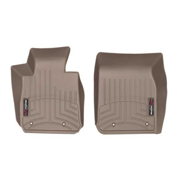 WeatherTech Custom Fit FloorLiners compatible with BMW M235i, M2 Competition, M2, 230i, M240i, 228i - 1st Row (Driver & Passenger), Tan