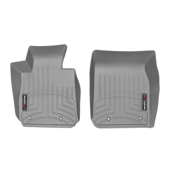 WeatherTech Custom Fit FloorLiners compatible with BMW M2 Competition, M2, M240i, 230i, M235i, 228i - 1st Row (Driver & Passenger), Grey