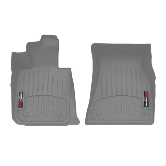 WeatherTech Custom Fit FloorLiners compatible with BMW M4 Competition, M440i, 430i - 1st Row (Driver & Passenger), Grey