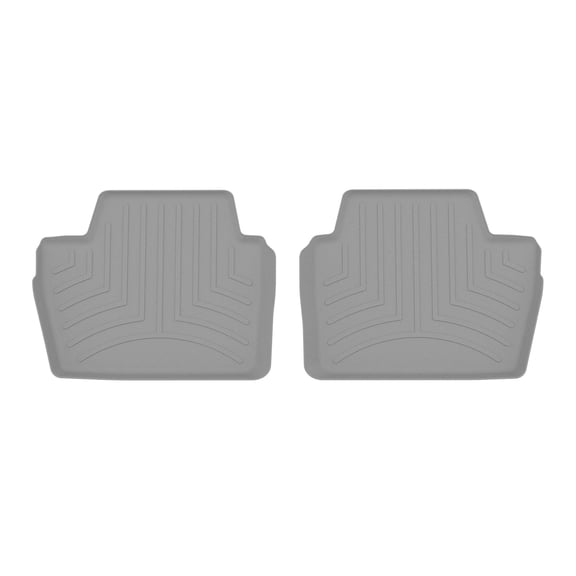 WeatherTech Custom Fit FloorLiners compatible with BMW M4 Competition, M4, M440i, M4 CSL - 2nd Row (2-Piece Liner), Grey