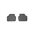 thumbnail image 1 of WeatherTech Custom Fit FloorLiners compatible with BMW X1 28i, X1 35i - 2nd Row (2-Piece Liner), Black, 1 of 5