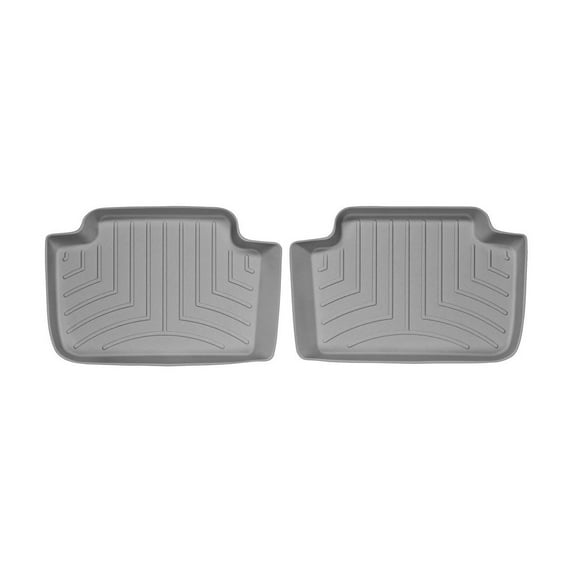 WeatherTech Custom Fit FloorLiners compatible with BMW X3 3.0si, X3 3.0i, X3 30i, X3 2.5i - 2nd Row (2-Piece Liner), Grey
