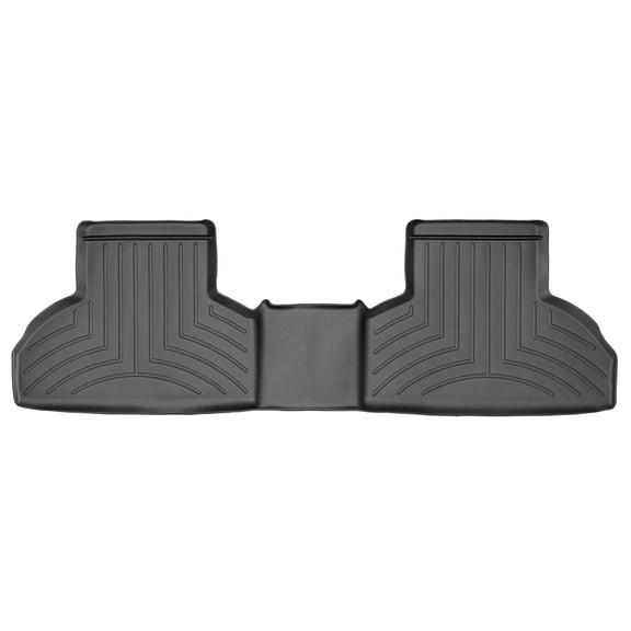 WeatherTech Custom Fit FloorLiners compatible with BMW X5 35d, X6 M, X6 50i, X5 35i, X5 40e, X5 M - 2nd Row, Black