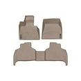 thumbnail image 1 of WeatherTech Custom Fit FloorLiners compatible with BMW X5 50i, X5 M, X5 M60i, X5 45e, X5 50e, X5 M50i - 1st & 2nd Row, Tan, 1 of 5