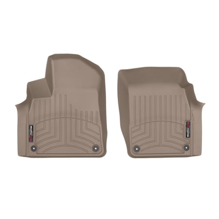WeatherTech Custom Fit FloorLiners compatible with Bentayga Hybrid, Urus, Bentayga - 1st Row (Driver & Passenger), Tan
