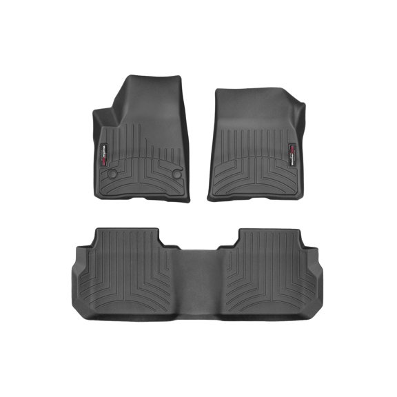 WeatherTech Custom Fit FloorLiners compatible with Blazer, Acadia - 1st & 2nd Row, Black