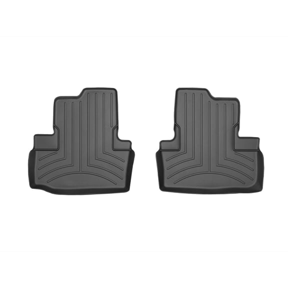 WeatherTech Custom Fit FloorLiners compatible with Cadillac ATS-V, ATS - 2nd Row (2-Piece Liner), Black
