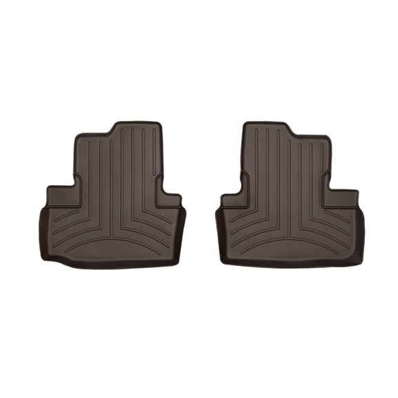 WeatherTech Custom Fit FloorLiners compatible with Cadillac ATS, ATS-V - 2nd Row (2-Piece Liner), Cocoa