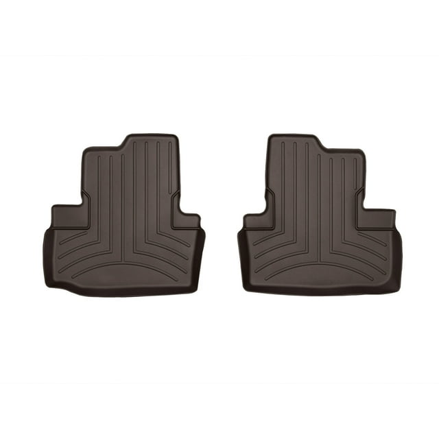 WeatherTech Custom Fit FloorLiners compatible with Cadillac ATS, ATS-V - 2nd Row (2-Piece Liner), Cocoa